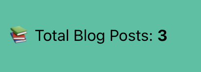 docusaurus blog posts counter