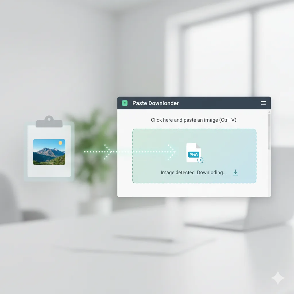Clipboard Image Downloader — Paste & Save as PNG