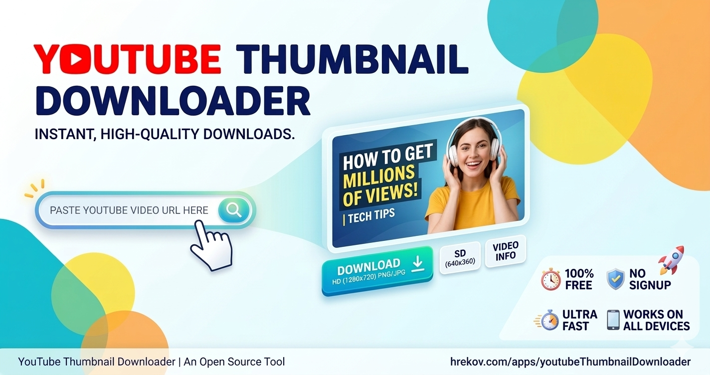 YouTube Thumbnail Downloader