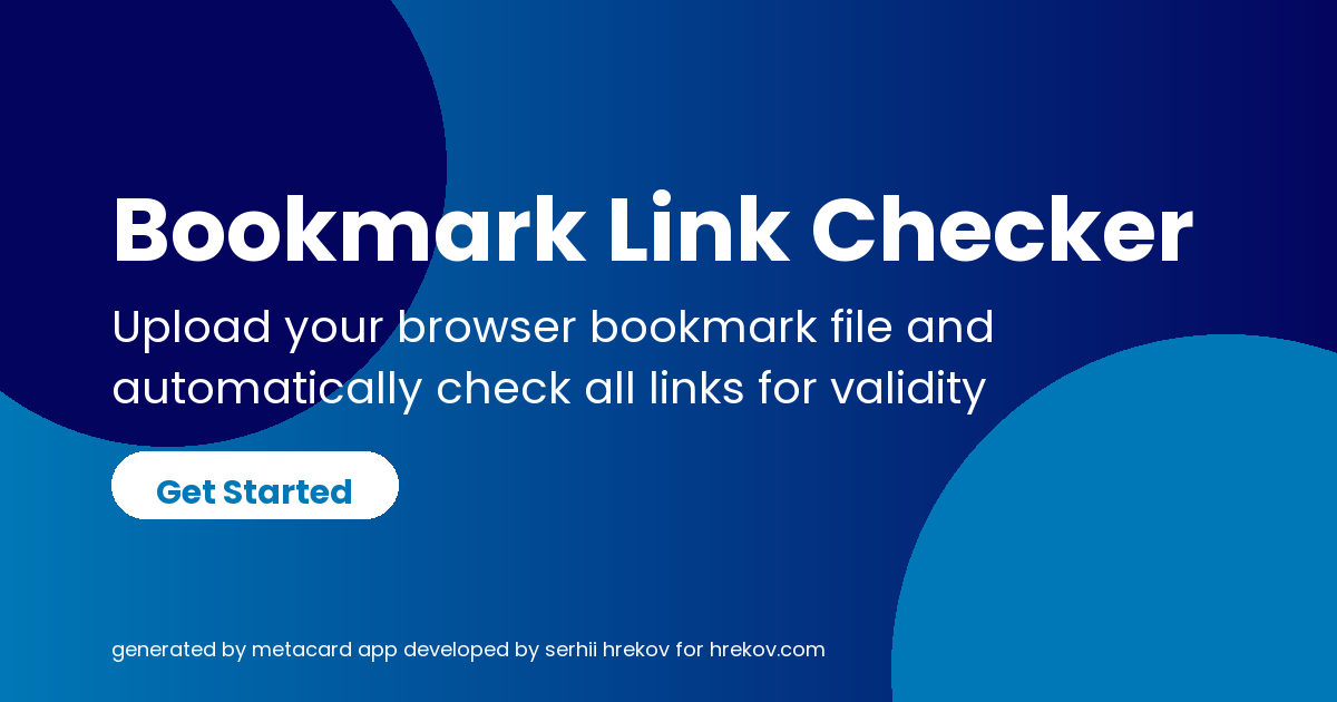Bookmark Link Checker — Find Broken Links in Your Bookmarks